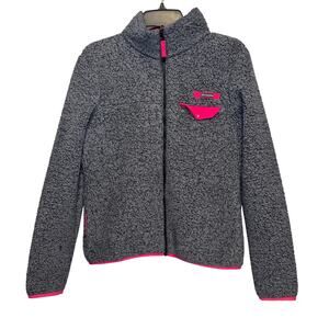 Columbia women's mountain side sherpa fleece full zip jacket Size M‎